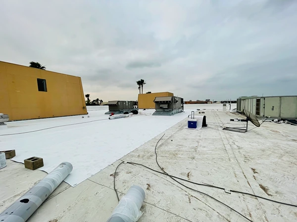 Commercial roofing project completed by Compass Roofing Services in San Antonio, TX