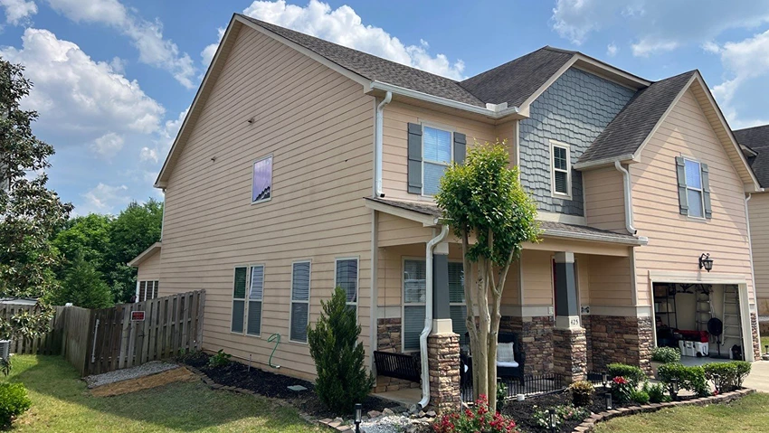 Residential roof replacement completed by Compass Roofing Services in San Antonio, TX