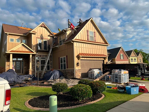 New roof installation by Compass Roofing Services in San Antonio, TX